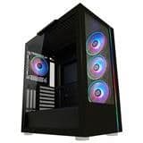 LC-Power Gaming 808B Skylla_X ATX Mid Tower Black Tempered Glass Side Panel image