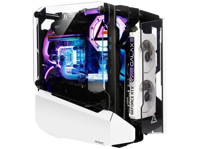 Antec Striker Mini-ITX Tower White with Tempered Glass Side Panel and USB 3.2 Gen 1 Type-A image
