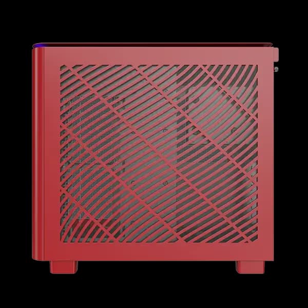 Montech KING 95 ATX Mid Tower Red Tempered Glass Side Panel image