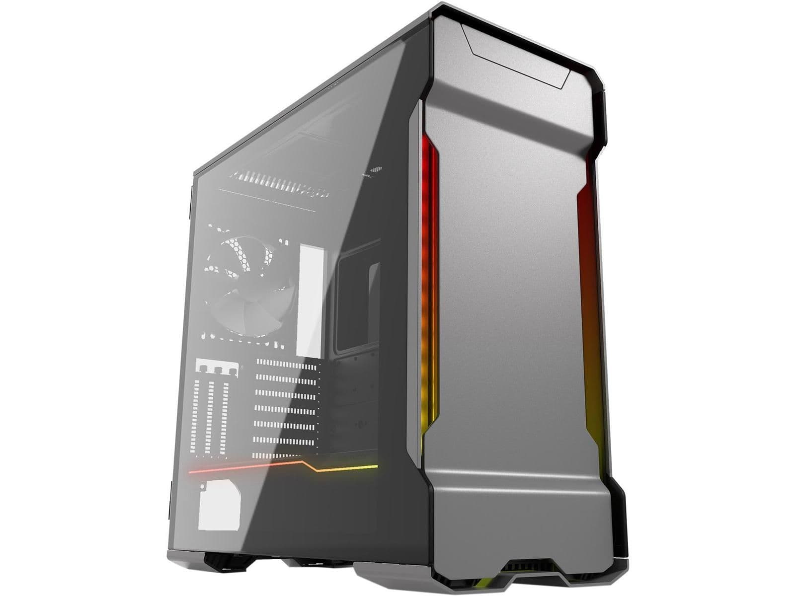 Phanteks Evolv X ATX Mid Tower Silver with Tinted Tempered Glass Side Panel and USB 3.2 Gen 2 Type-C / USB 3.2 Gen 1 Type-A image