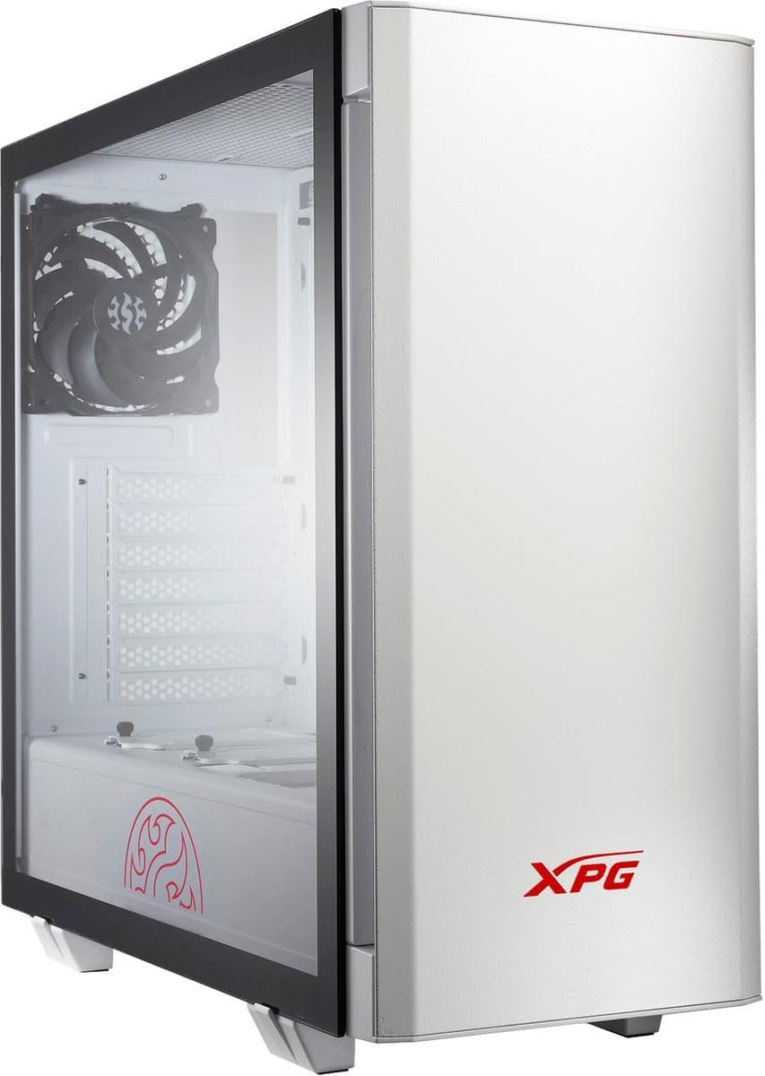 ADATA XPG INVADER ATX Mid Tower White with Tempered Glass Side Panel and USB 3.2 Gen 1 Type-A main image