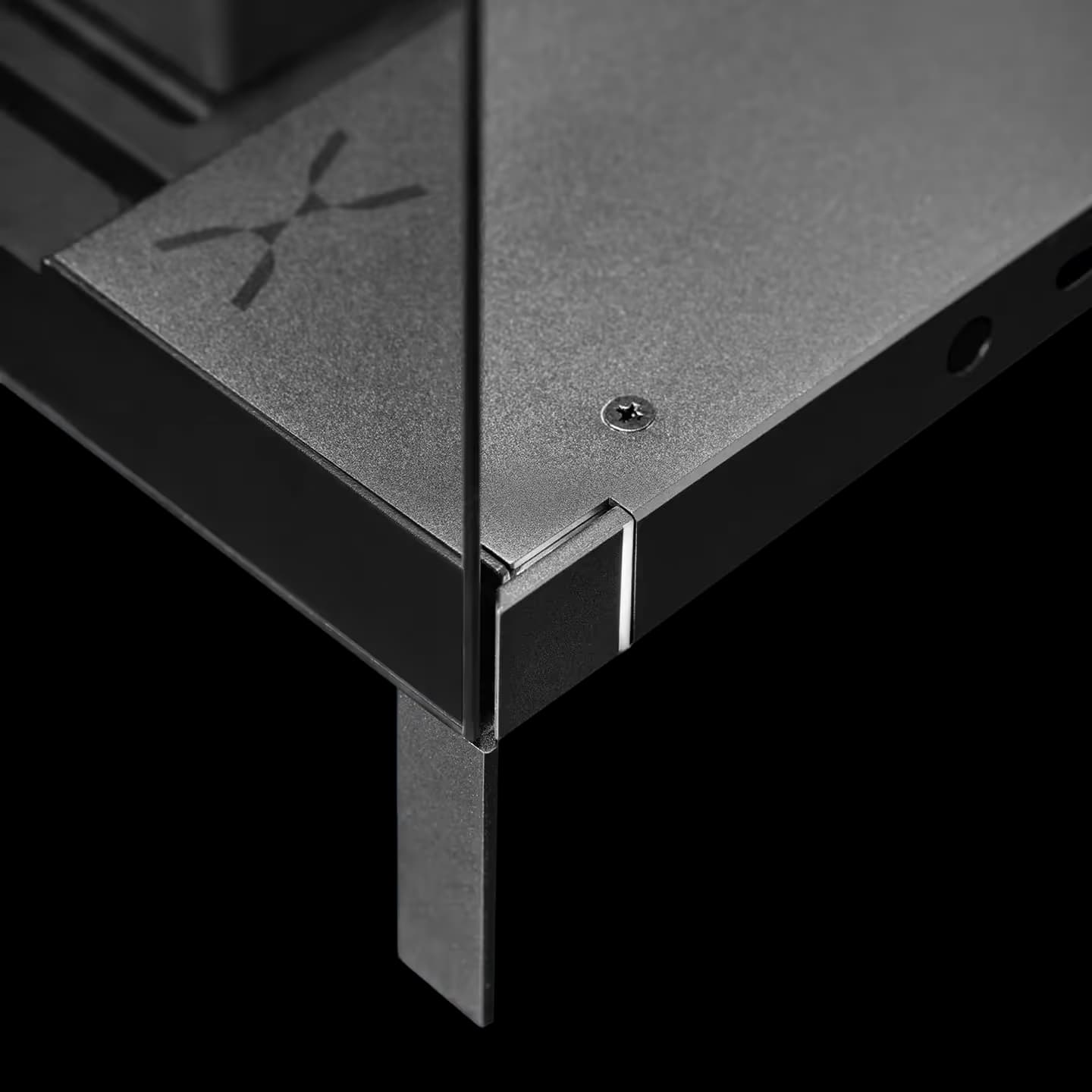 TRYX Luca L70 ATX PC Case Panoramic Glass with Front Panel ATX Case Top Mount PSU Black image