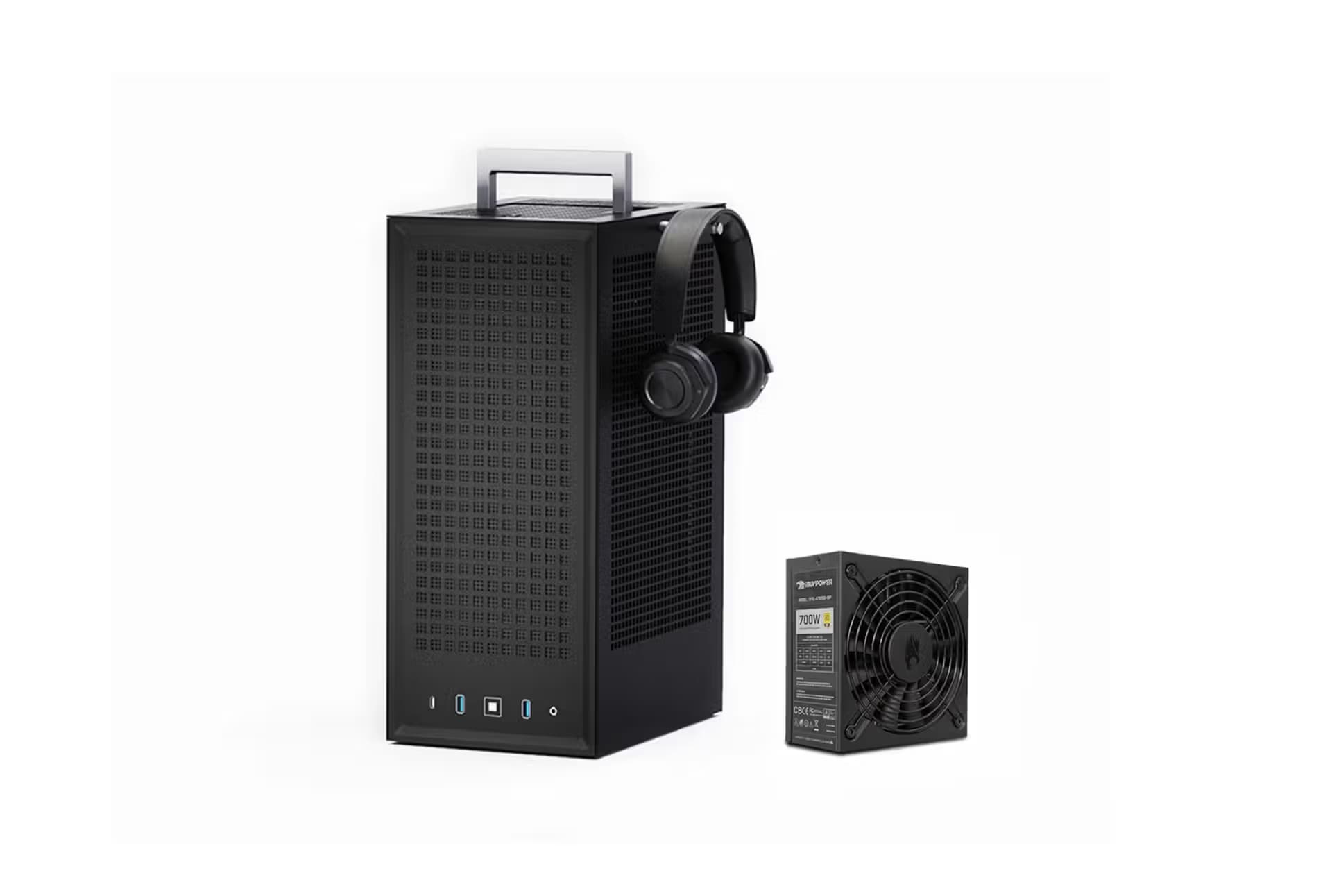 HYTE REVOLT 3 Mini-ITX Tower Black with Mesh Side Panel 700W 80+ Gold SFX Power Supply image