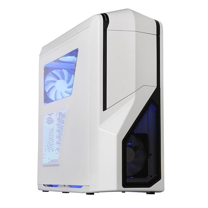 NZXT Phantom 410 ATX Mid Tower White / Black with Acrylic Side Panel, USB 3.2 Gen 1 Type-A, USB 2.0 Type-A main image