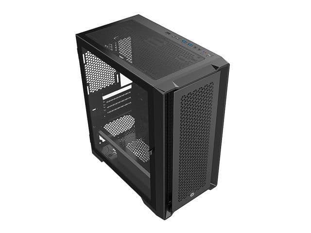 BGears b-Masstige Micro ATX Mini Tower Black Tempered Glass Side Panel image