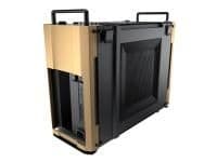 Cougar Dust 2 Mini-ITX Tower Black / Gold Mesh Side Panel main image