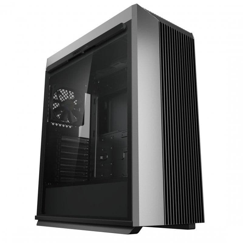 Deepcool CL500 ATX Mid Tower Black / Silver with Tempered Glass Side Panel image