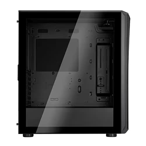 Silverstone FARA 512Z ATX Mid Tower Black with Tempered Glass Side Panel and USB 3.2 Gen 2 Type-C USB 3.2 Gen 1 Type-A image