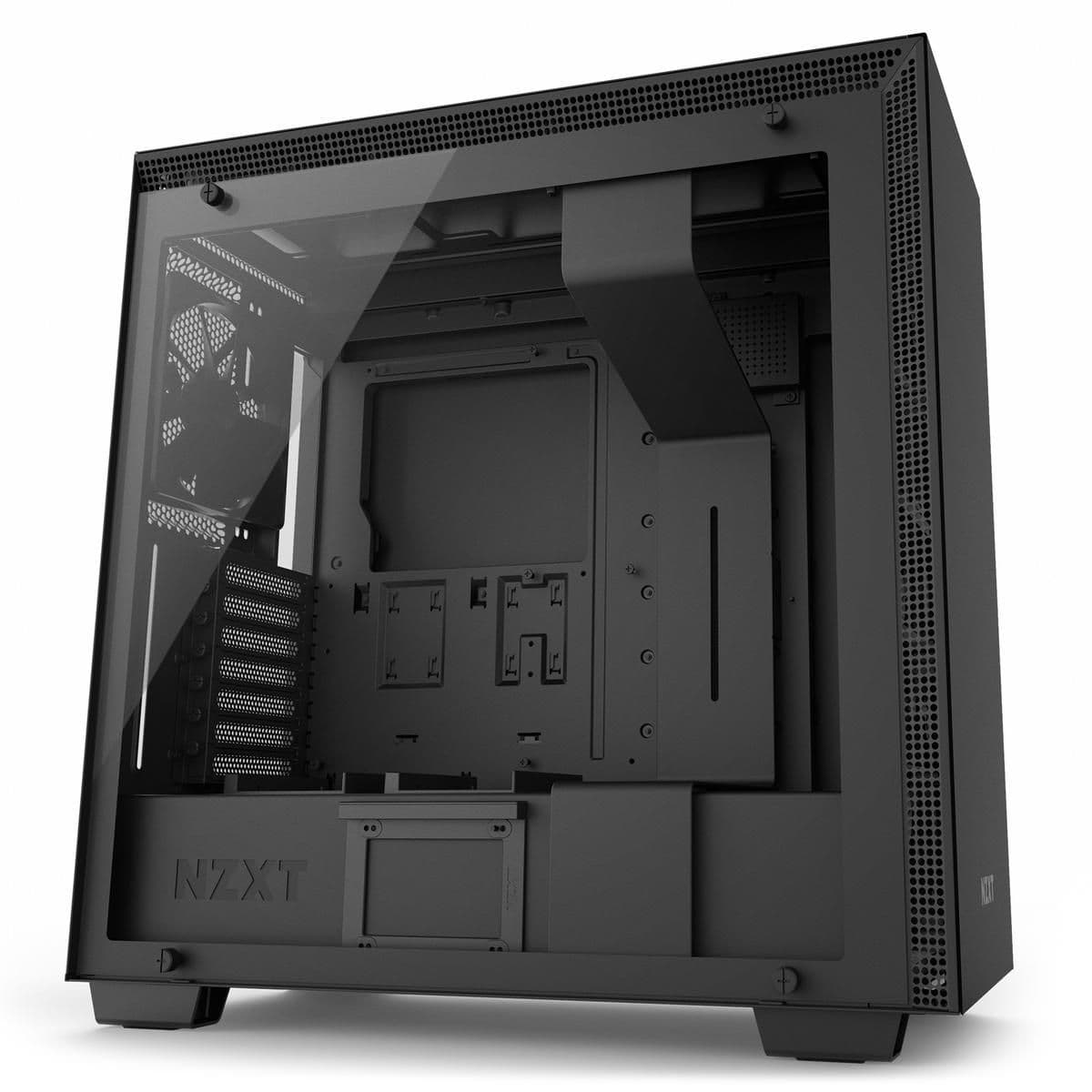 NZXT H700i ATX Mid Tower Black with Tempered Glass Side Panel and USB 3.2 Gen 1 Type-A, USB 2.0 Type-A main image
