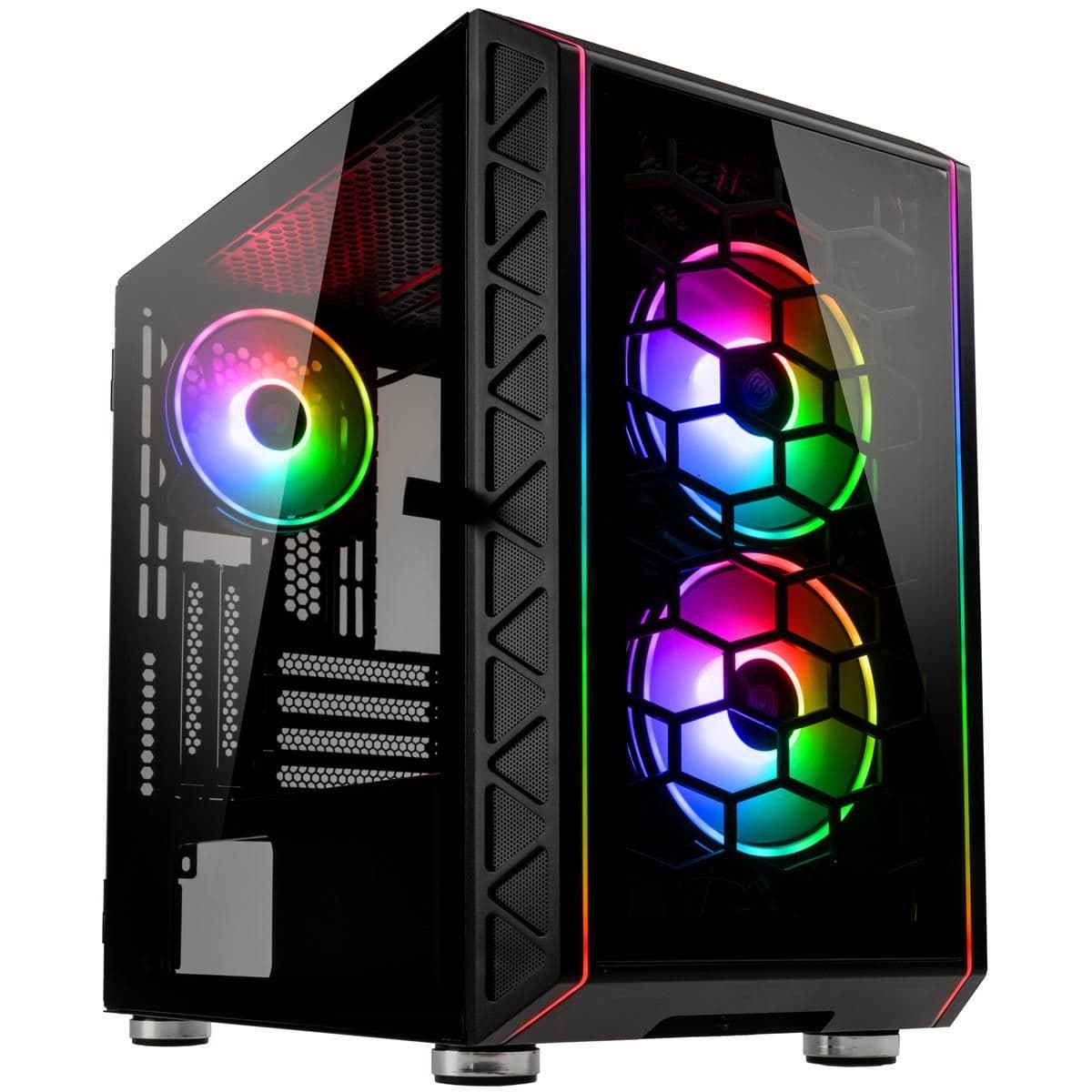 KOLINK Citadel Glass SE ARGB Micro ATX Mid Tower Black Tempered Glass image