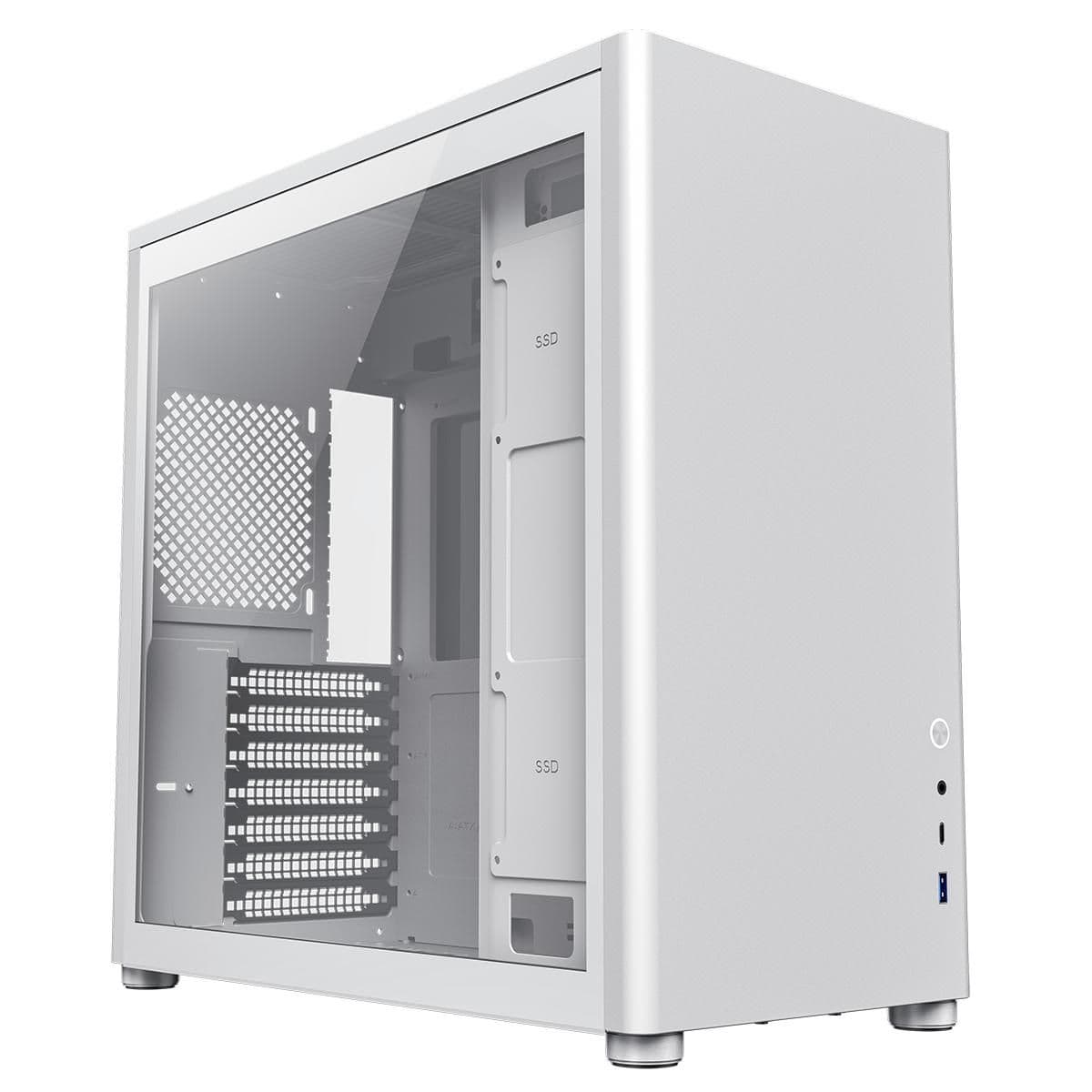 GameMax Spark Pro ATX Mid Tower White Tempered Glass image