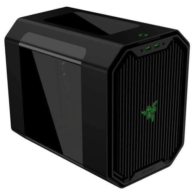 Antec Cube Mini-ITX Tower Black / Green with Acrylic Side Panel, USB 3.2 Gen 1 Type-A Front Panel, 460 x 250 x 365 mm main image