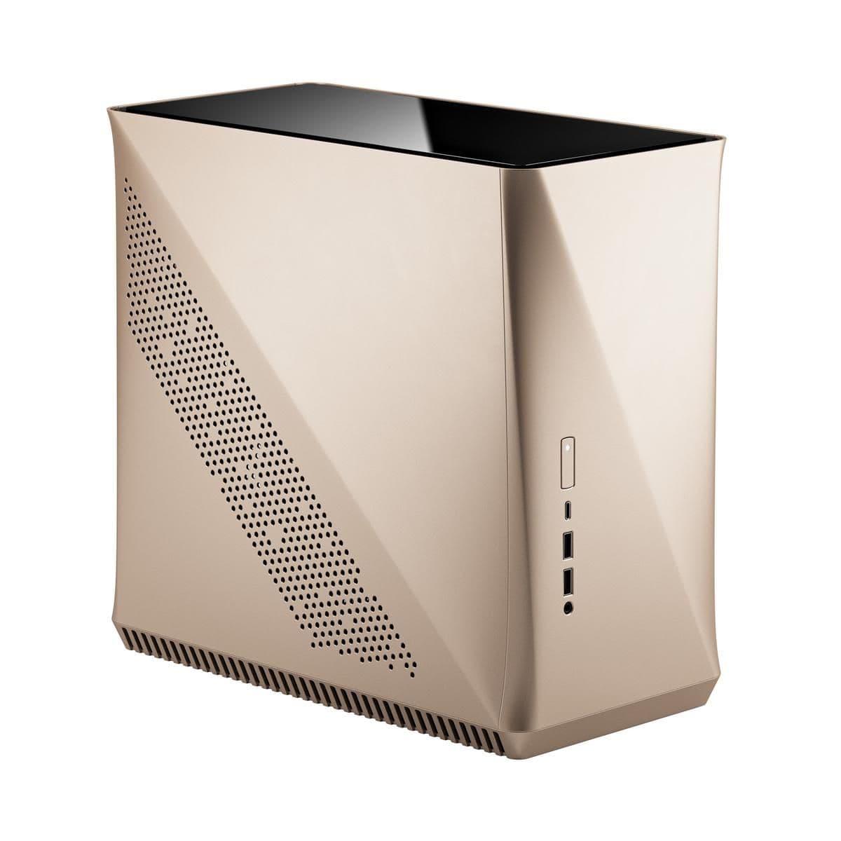 Fractal Design Era ITX Mini-ITX Desktop Gold / Black Tinted Tempered Glass main image