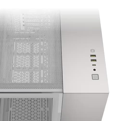 Corsair 2500X Micro ATX Mini Tower Satin White / Gray Tempered Glass image