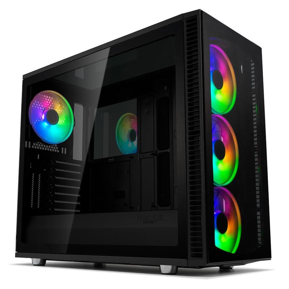 Fractal Design Define S2 Vision RGB ATX Mid Tower Black with Tinted Tempered Glass Side Panel main image