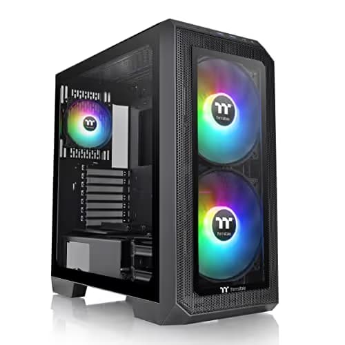 Thermaltake View 300 MX ATX Mid Tower Black Tempered Glass Side Panel main image