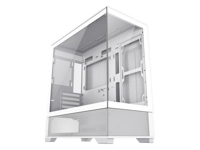 GameMax Vista M Micro ATX Mini Tower White Tempered Glass Side Panel image