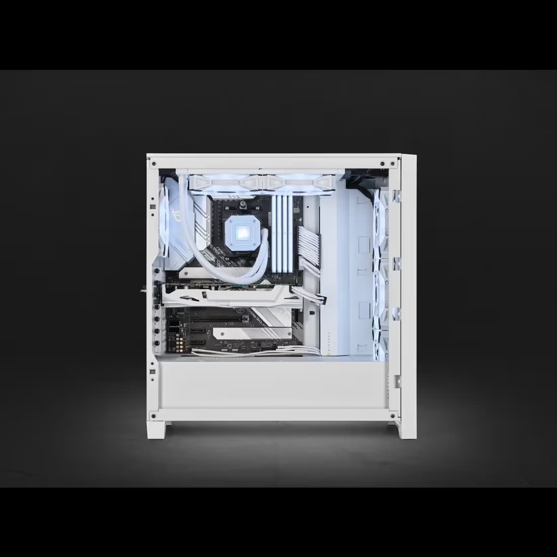 Corsair iCUE 4000D RGB AIRFLOW QL Edition Mid-Tower ATX Case — True White image