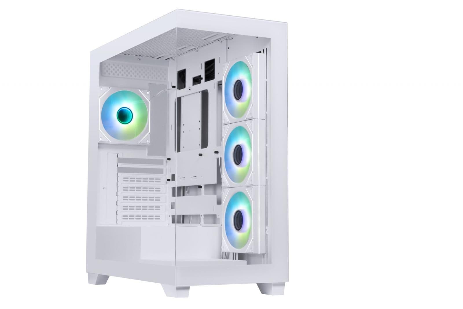 BitFenix CETO Premium ATX Mid Tower White with Tempered Glass Side Panel and USB 3.2 Gen 2 Type-C, USB 3.2 Gen 1 Type-A main image