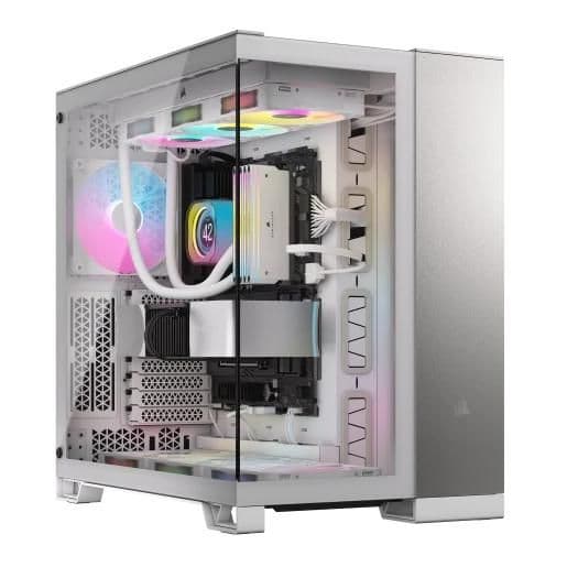 Corsair 6500X ATX Mid Tower White / Gray with Tempered Glass Side Panel main image