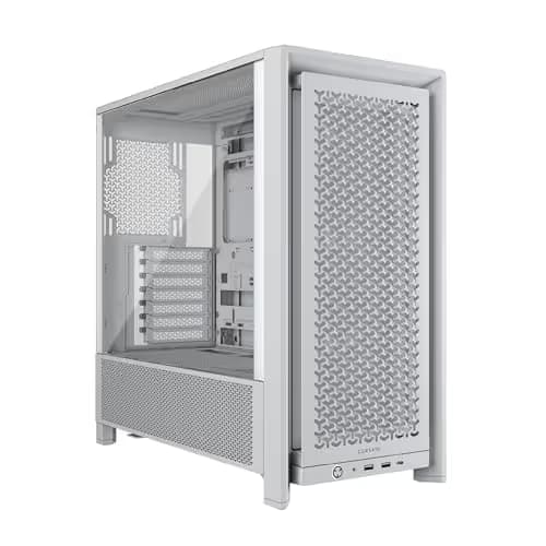 Corsair FRAME 4000D RS Modular Mid-Tower ATX PC Case - White main image