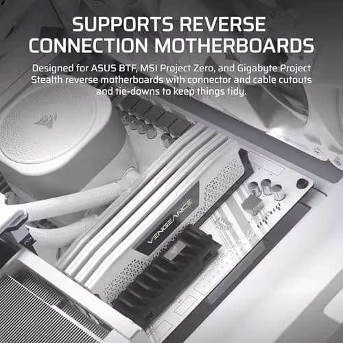 Corsair FRAME 4000D RS Modular Mid-Tower ATX PC Case - White image
