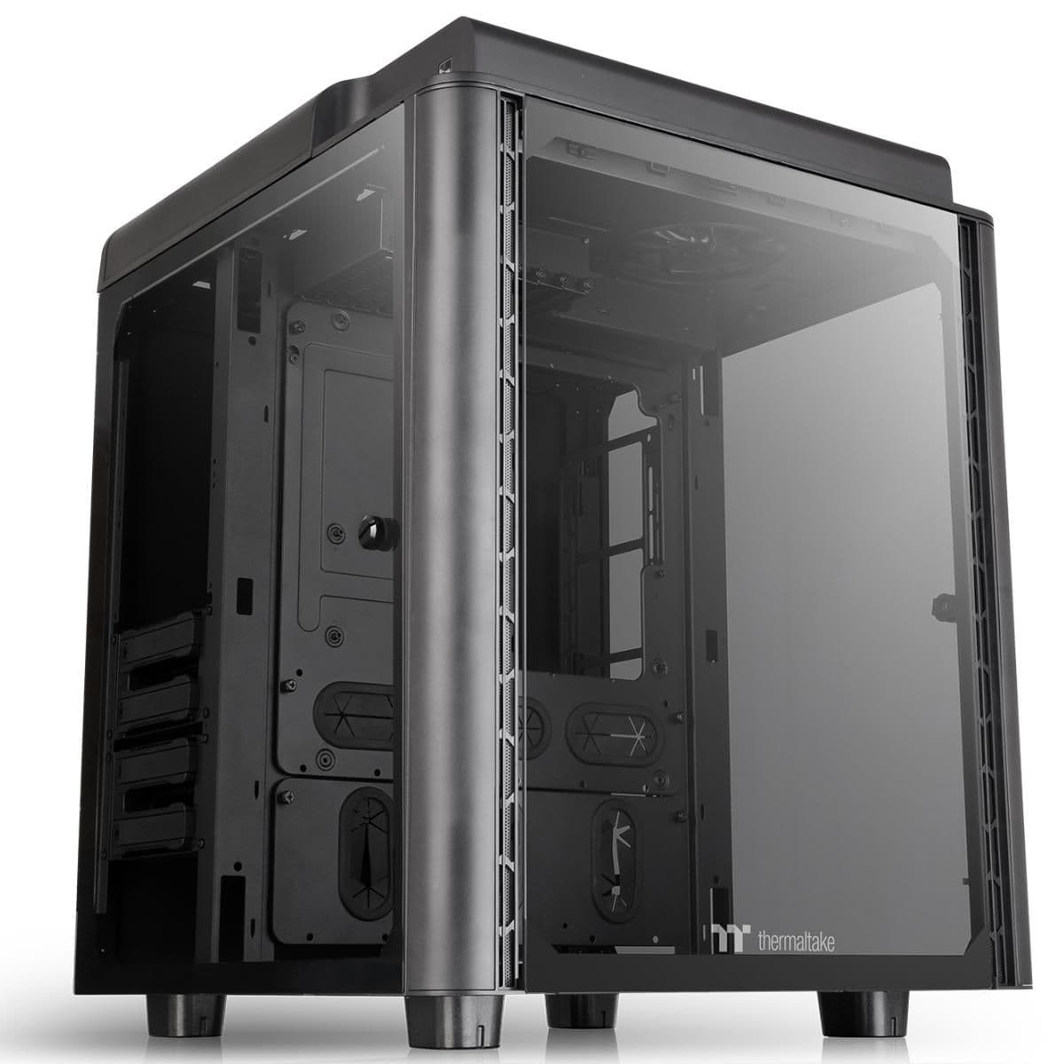 Thermaltake Level 20 HT ATX Full Tower Black with Tempered Glass Side Panel and Front Panel USB: USB 3.2 Gen 2 Type-C, USB 3.2 Gen 1 Type-A, USB 2.0 Type-A image