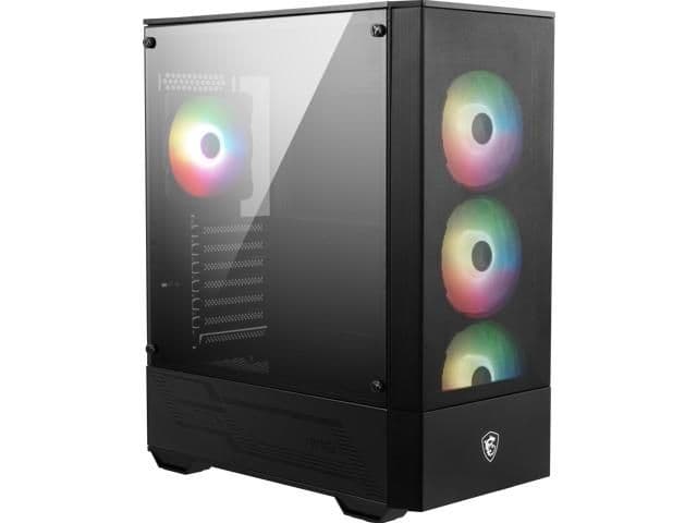 MSI MAG FORGE 112R ATX Mid Tower Black with Tempered Glass Side Panel w/750 W Power Supply image