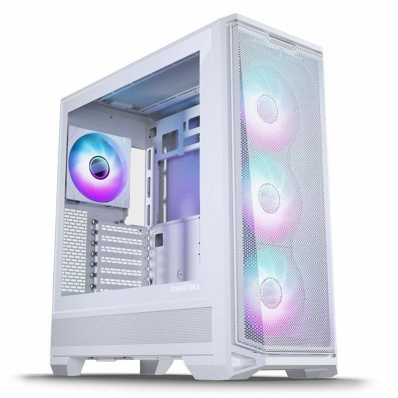 Phanteks Eclipse G400A ATX Mid Tower White with Tempered Glass Side Panel and USB 3.2 Gen 2 Type-C / USB 3.2 Gen 1 Type-A image