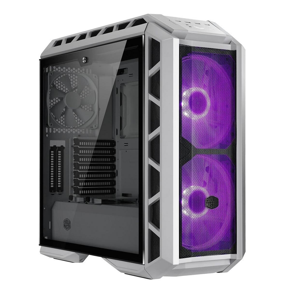 Cooler Master MasterCase H500P Mesh ATX Mid Tower White Acrylic Side Panel image