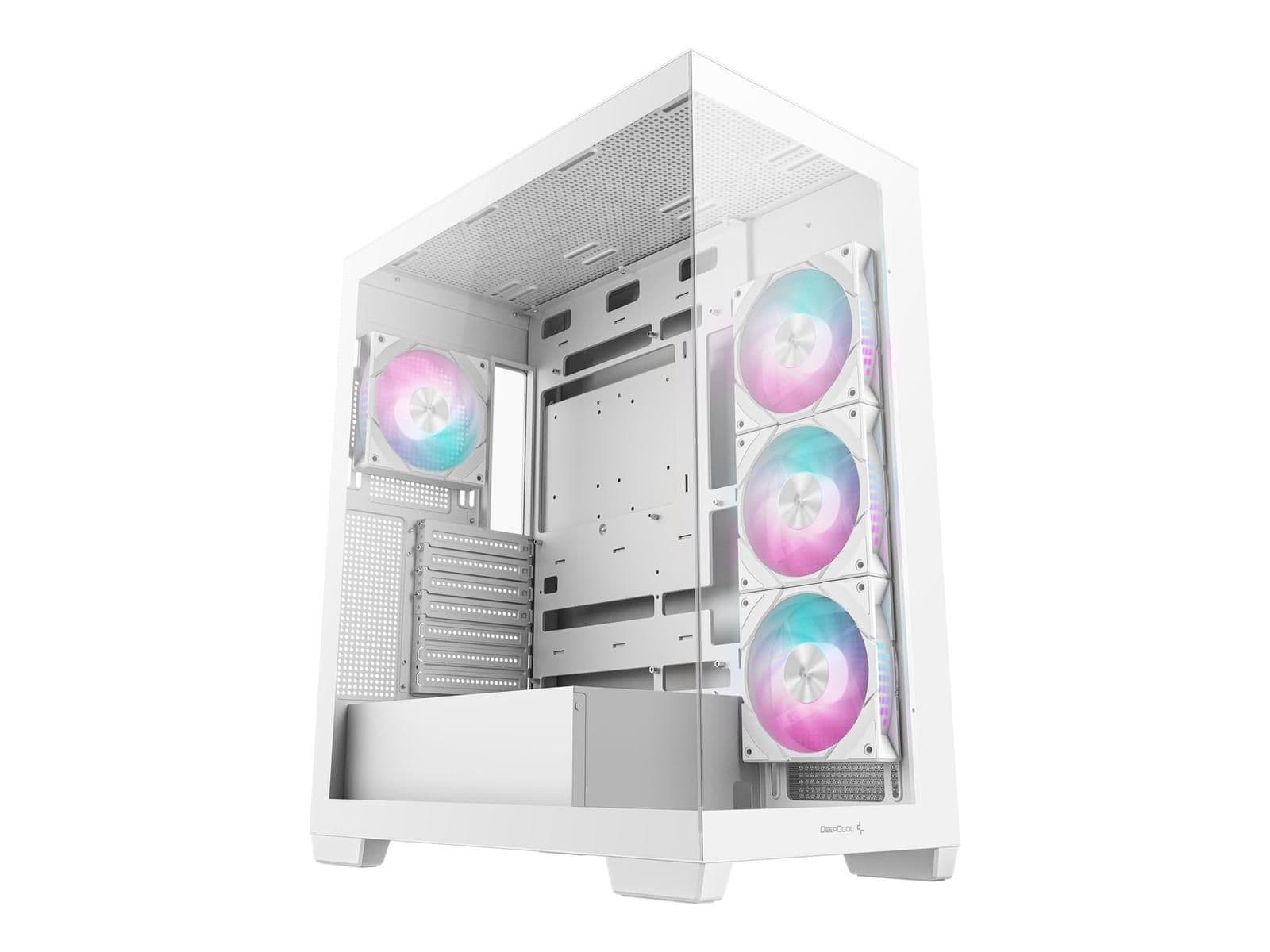 Deepcool CG580 4F ATX Mid Tower White Tempered Glass main image