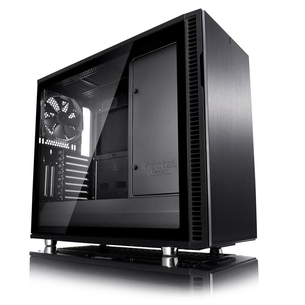 Fractal Design Define R6 USB-C ATX Mid Tower Blackout Tempered Glass image