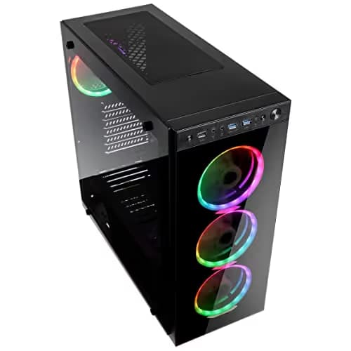 KOLINK Horizon ATX Mid Tower Black Tempered Glass image