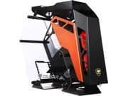 Cougar Conquer ATX Mid Tower Black / Orange Tempered Glass Side Panel image