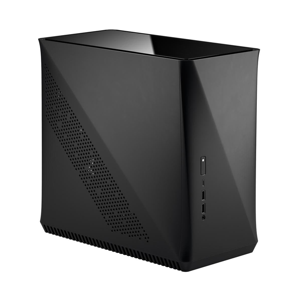 Fractal Design Era ITX Mini-ITX Desktop Silver with Tinted Tempered Glass Side Panel and USB 3.2 Gen 2 Type-C, USB 3.2 Gen 1 Type-A image