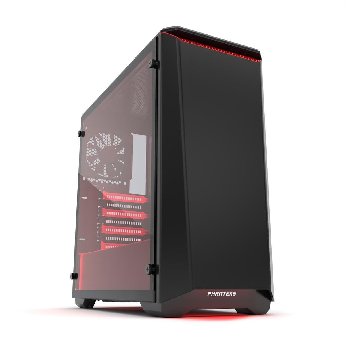 Phanteks Eclipse P400S ATX Mid Tower Black / Red Tinted Tempered Glass main image
