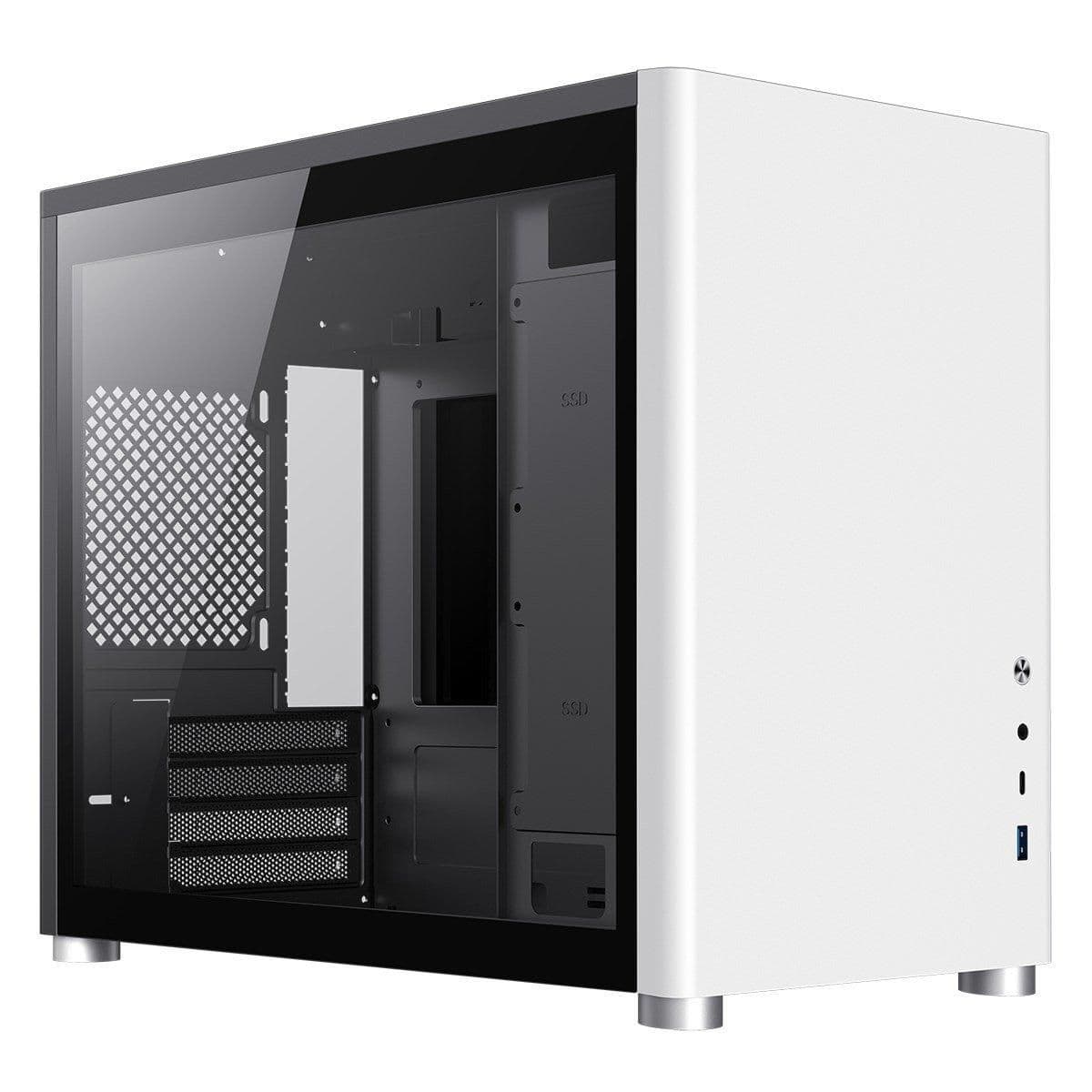 GameMax Spark Micro ATX Mid Tower White with Tempered Glass Side Panel and USB 3.2 Gen 1 Type-C USB 3.2 Gen 1 Type-A image