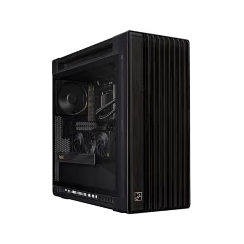 Asus ProArt PA602 Wood Edition ATX Mid Tower Black / Wood Tempered Glass Side Panel image