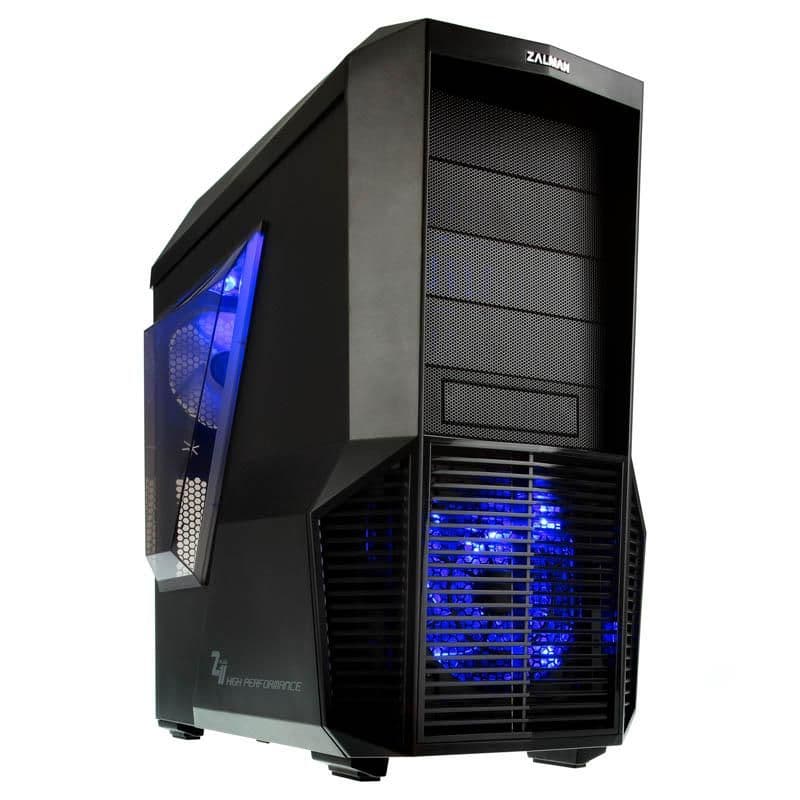 Zalman Z11 Plus ATX Mid Tower Black with Acrylic Side Panel and USB 3.2 Gen 1 Type-A, USB 2.0 Type-A Front Panel USB main image