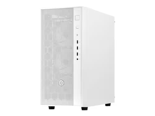 Silverstone FARA R1 PRO ATX Mid Tower White with Tempered Glass Side Panel and USB 3.2 Gen 1 Type-A USB 2.0 Type-A main image