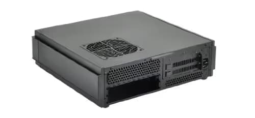 Silverstone ML07B HTPC Black with USB 3.2 Gen 1 Type-A image