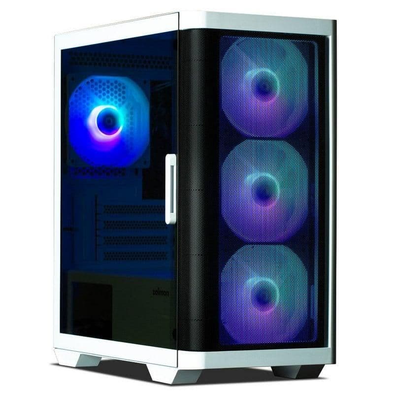 Zalman M4 MicroATX Mini Tower White (TG Side Panel, Front USB-C & USB-A) main image