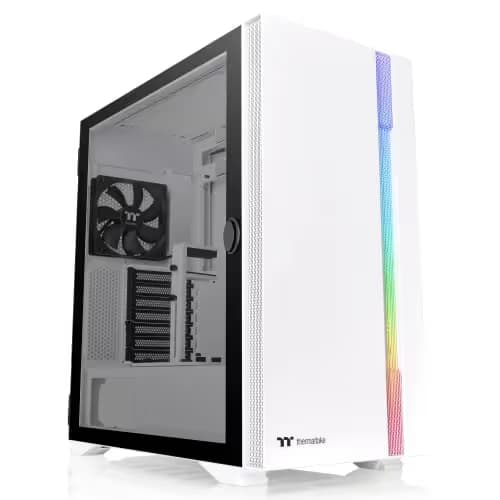 Thermaltake H700 ATX Mid Tower White Tempered Glass Side Panel main image