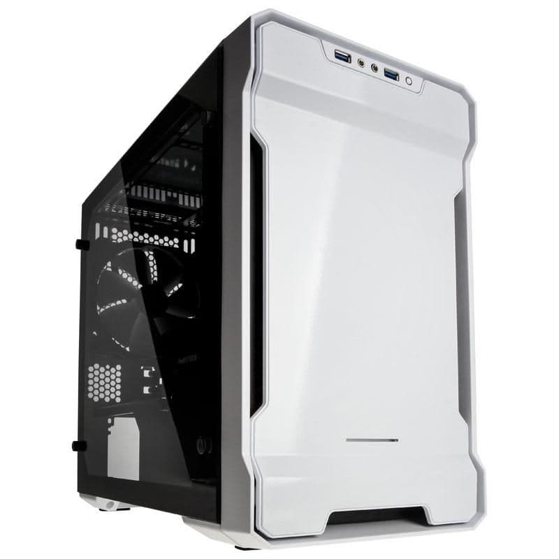 Phanteks Enthoo EVOLV ITX TG Mini-ITX Desktop White Tinted Tempered Glass Side Panel image