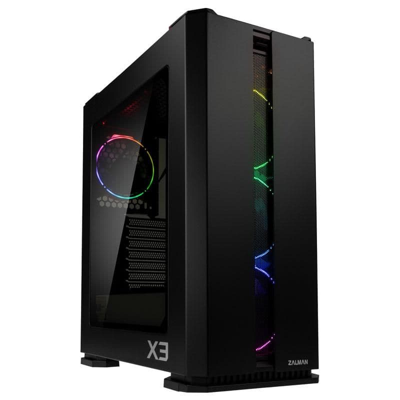 Zalman X3 ATX Mid Tower Black Tinted Tempered Glass main image