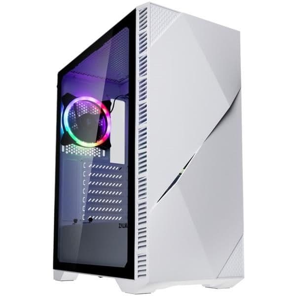 Zalman Z3 Iceberg ATX Mid Tower White Tempered Glass Side Panel image