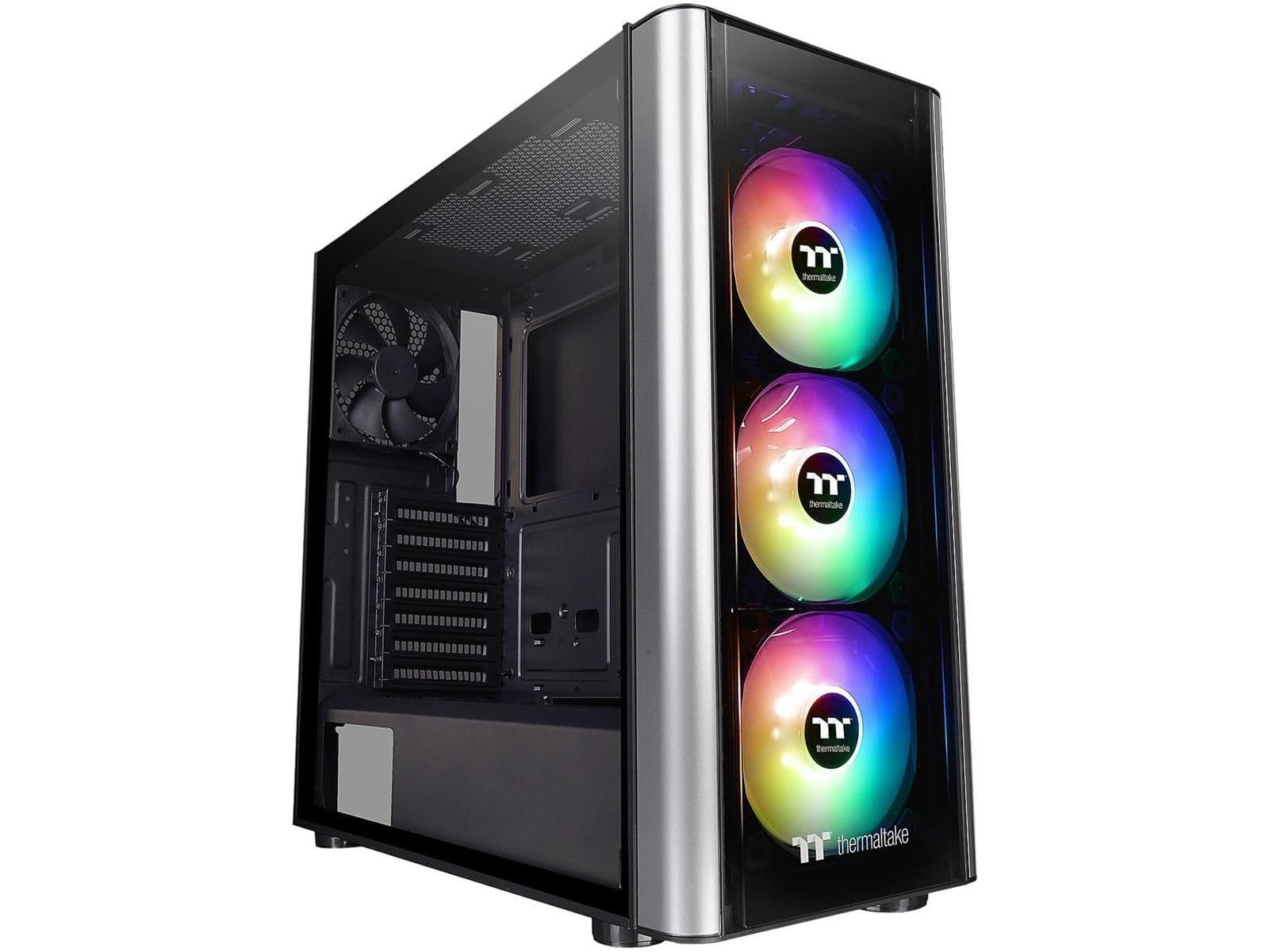Thermaltake Level 20 MT ATX Mid Tower Black with Tempered Glass Side Panel and USB 3.2 Gen 1 Type-A Front Panel main image