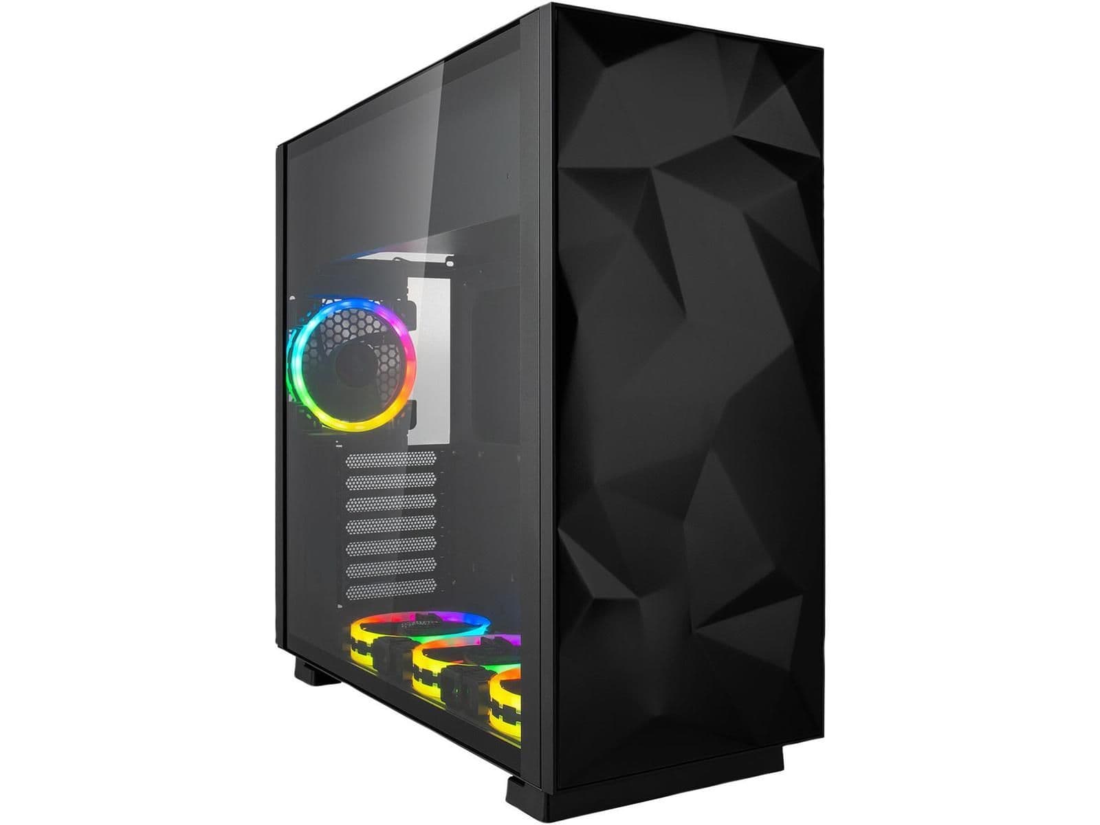 Rosewill PRISM S ATX Mid Tower Black with Tempered Glass Side Panel and USB 3.2 Gen 1 Type-A main image