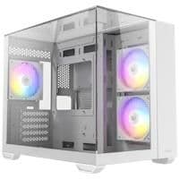 Antec CX600M Trio ARGB Micro ATX Mini Tower White Tempered Glass image