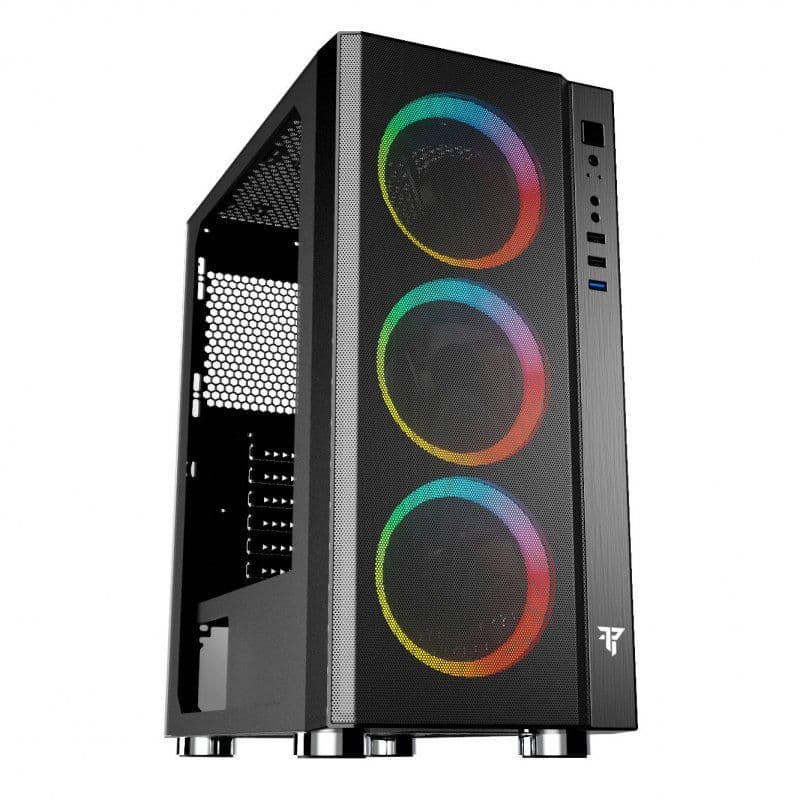 Tempest Umbra ATX Mid Tower Black Tempered Glass Side Panel main image